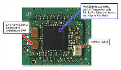 基于MAX2830的802.11b/g RF前端模塊參考設(shè)計解析